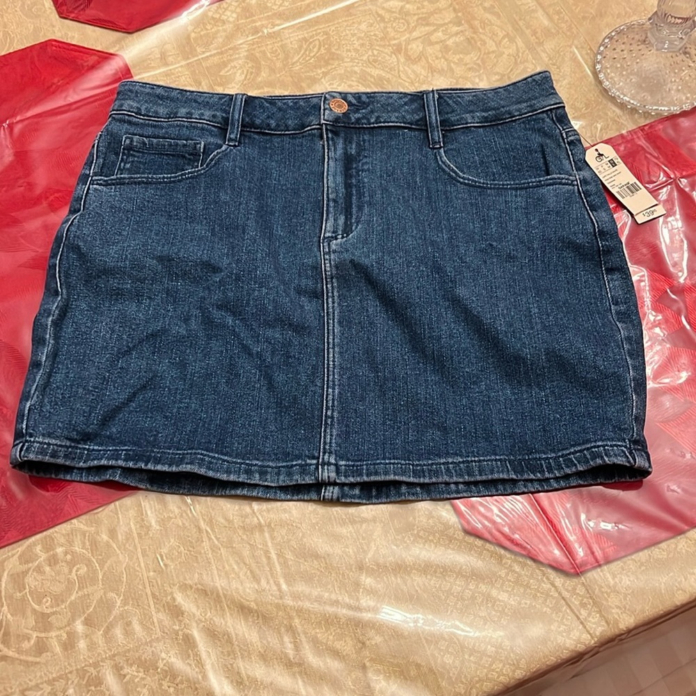 Garage- High Rise Mini Skirt